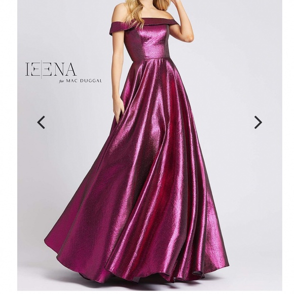 Mac Duggal Dresses & Skirts - ‼️SOLD‼️ NWOT leena for Mac Duggal  Metallic Pink Gown